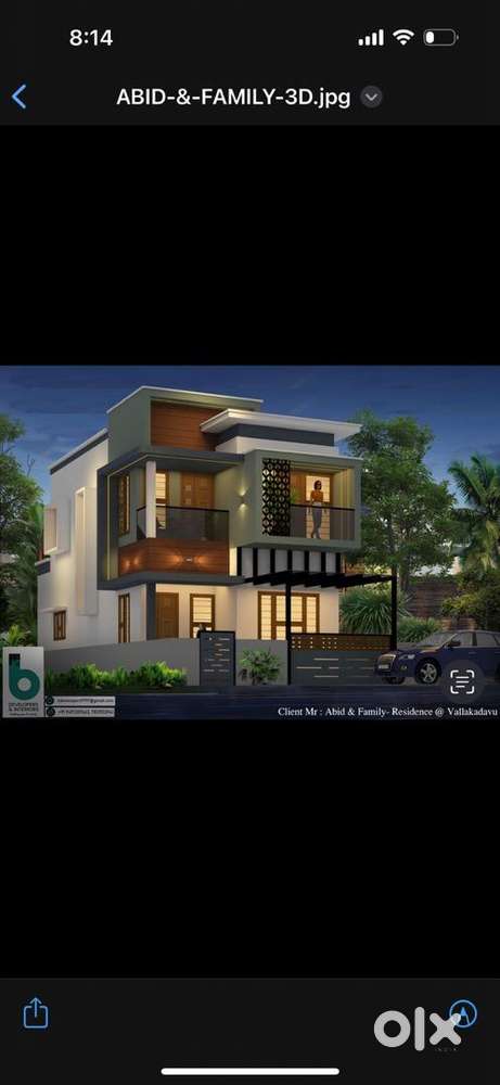 Under construction house for Sale in Vallakkadavu