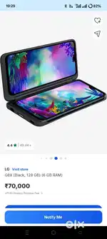 Lgg8x Dual screen mobile// main screen broke