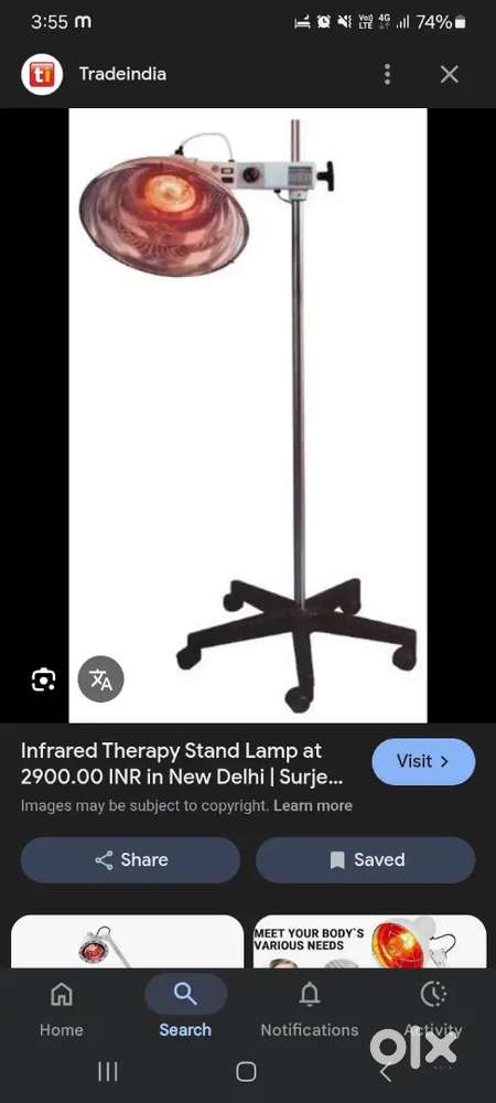 Physiotherapy wax bath