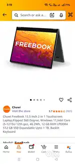 Touch Screen Foldable Laptop  For Sale