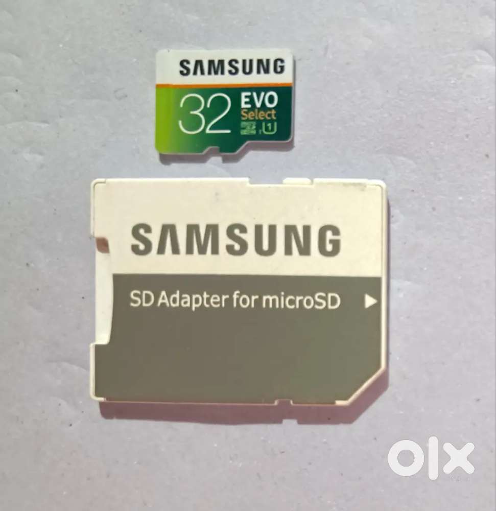 Samsung evo select 32gb microsd card and sd card reader