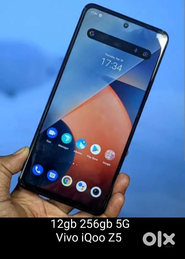 12gb 256gb 5G Vivo iQoo Z5 Snpdrgon 778G Box Charger Bill Fix Rate