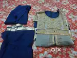 Blue floral KURTA