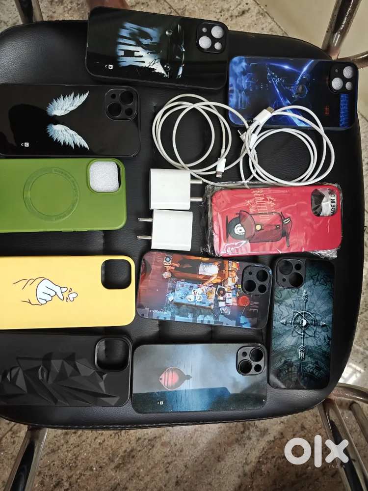 iPhone 14 charger and cases price negotiable