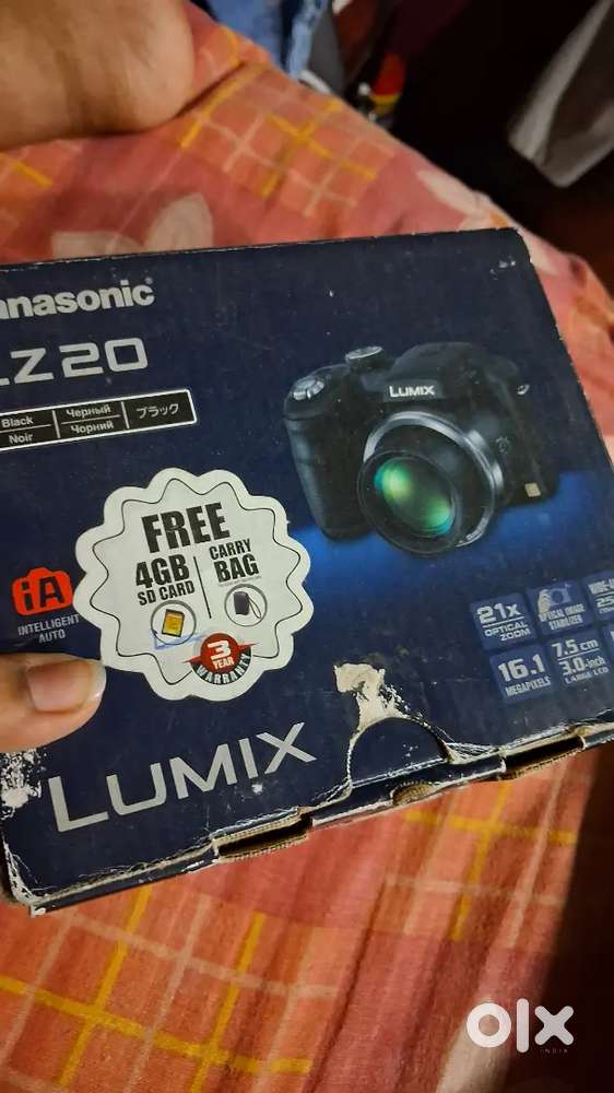 Panasonic. Lumix Lz20. Bill. Box. Battery. Charger. Bag..