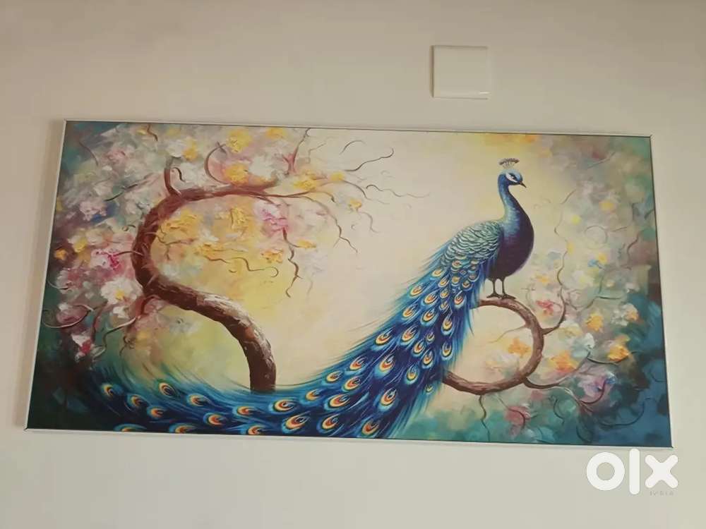 Peacock painting