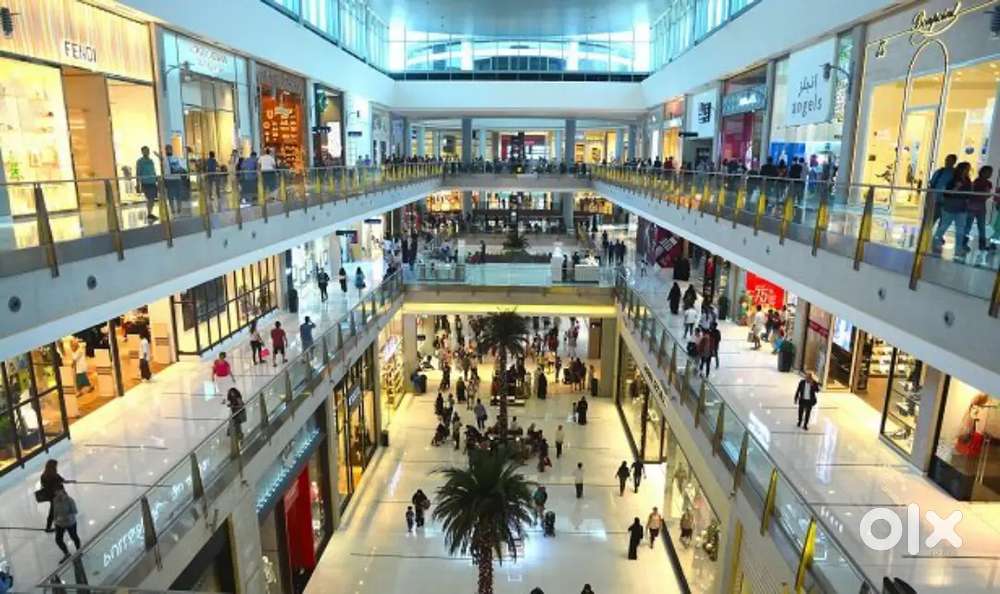 Shopping mall job boys and girls