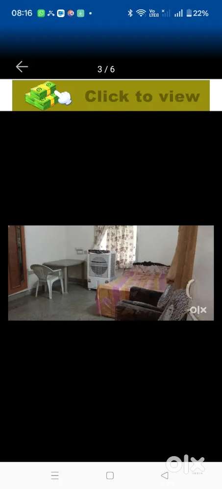 1RK finished for rent near TV tower road katanga jabalpur