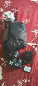Nikon D 3300 with all accessories Bag battery charger and a bag