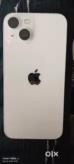 I phone 13 withe colour 5 month old