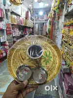 Thali , Fashion thali,karwa chauth ki thali,Puna ki thali