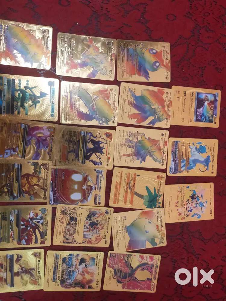GOLDEN POKEMON CARDS