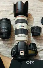Canon 90d with 4 lence