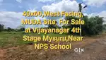 40x60,West Facing, MUDA Site, For Sale at Vijayanagar 4th Stage Mysuru