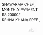 SHAWARMA BANANE KA LIYA ,