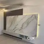 2 BHK flat in full furniture colorwork pop work solution is
