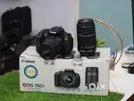 Canon 700d Touch dslr with 18-55 n 55-250 lense