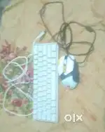Gaming keyboard and mouse with rgb light