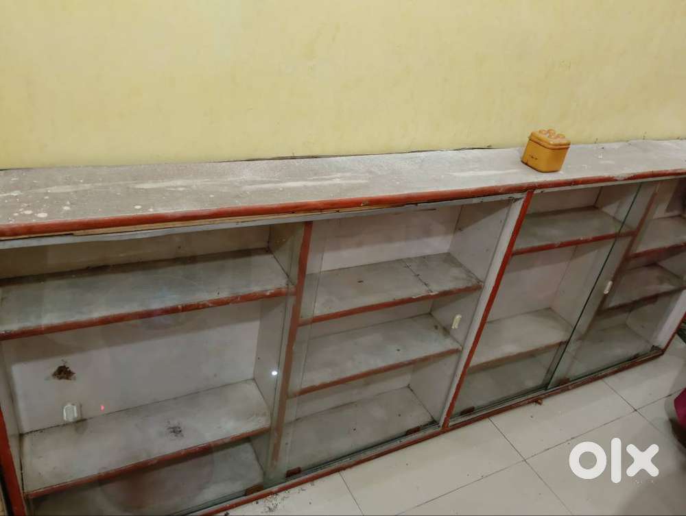 Show case with glass