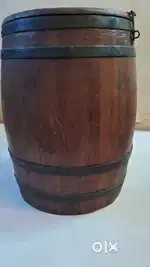 Vintage wooden beer barrel fully  TEAKWOOD made
