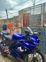 Modified R15 V3 movister V Punjab number plate