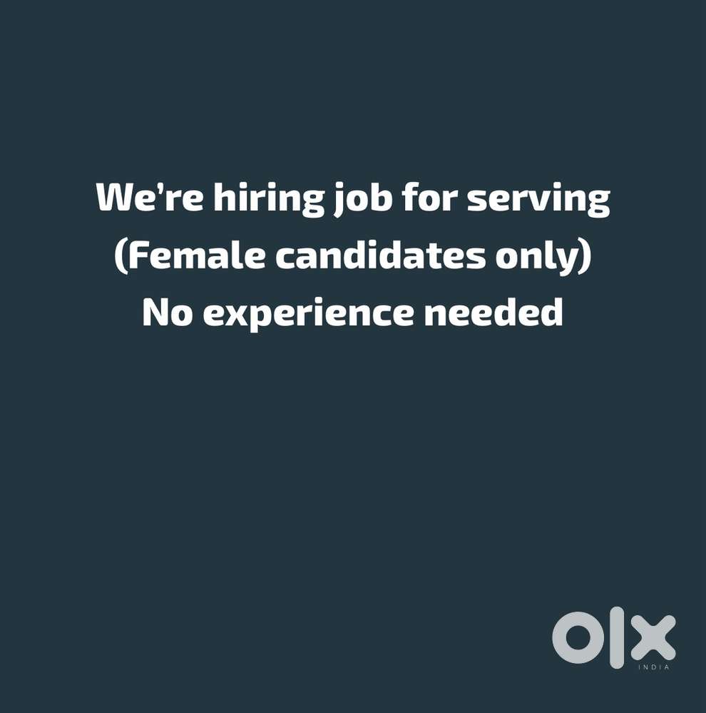 Job serving (female candidates only)