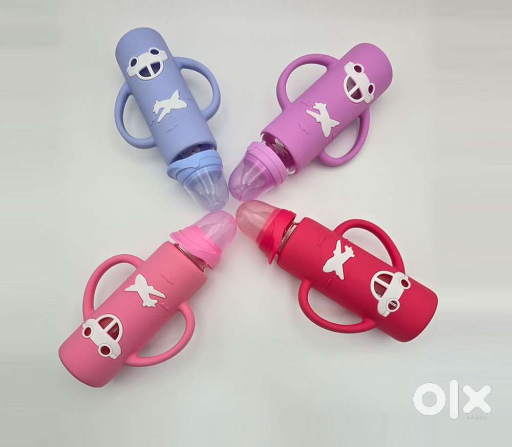 Glass feeding bottles