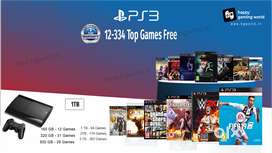 Sony PlayStation 3 PS3 1Tb 80+Top Games 1Yr Warranty Best Bundle Ever