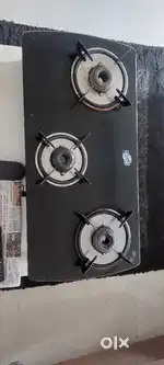 Jyoti Make Stove with Toughen Glass Top