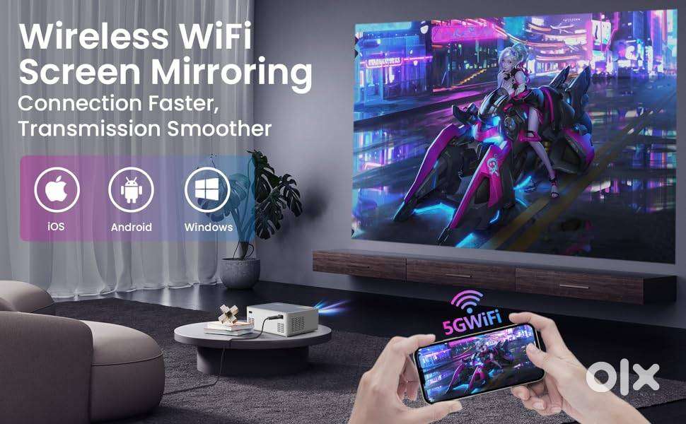 Big Sell -200 Inch 4K Projector Watch Movie Cricket on Big Screen