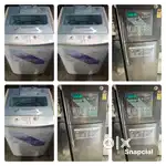 Double door fridge and washing machine 5 years warranty