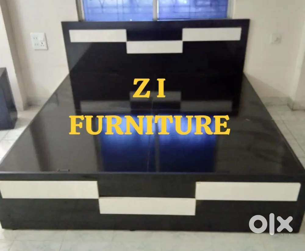 NEW BED 6 BY 6 WITH STORAGE