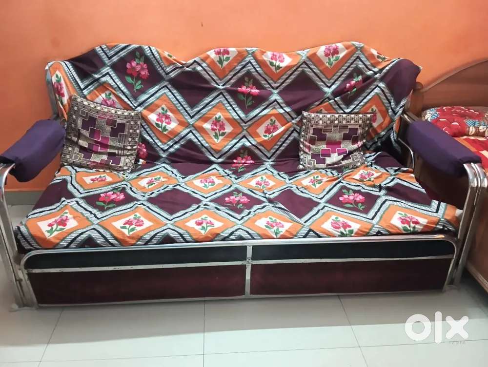 Sofa cum bed with storage