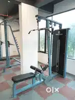 Full gym machine setup at nominal cost in best look direct by company.