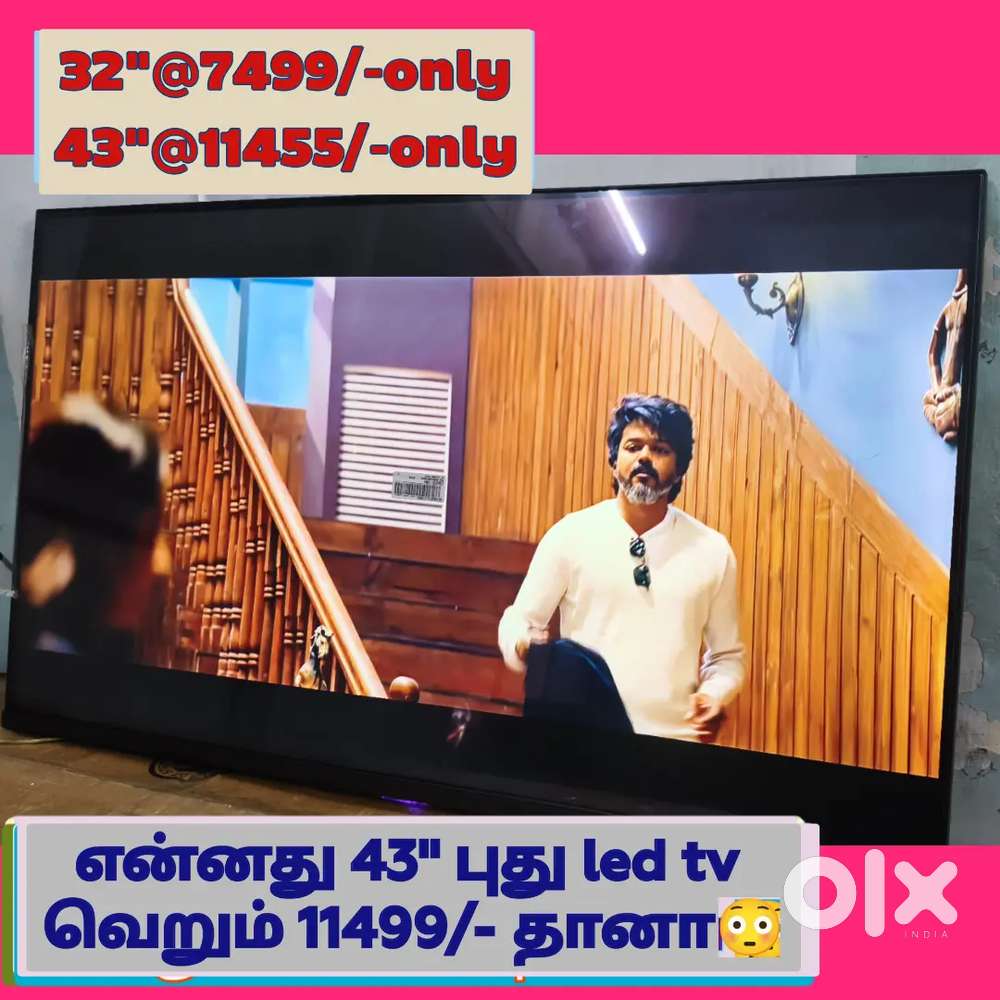 43 inch smart Android frameless led tv just 10999 only