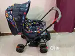 Rarely Used Babyhug Stroller + Mosquito Net