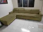 L shape sofa set