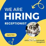 Receptionist/Front desk manager/office assistant