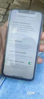 iPhone x 64gb बैटरी हेल्थ 71