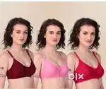 Front Open 5 Hook Bra Combo ( 3 Piece )