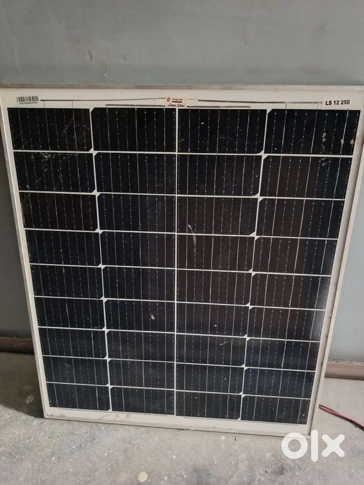 Luxmi solar panel 100w 12volt 3 month old Rs1800 Good condition