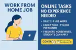 Work From Home Job  Online Tasks  No Experience Needed