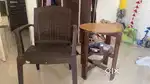 Chair and table