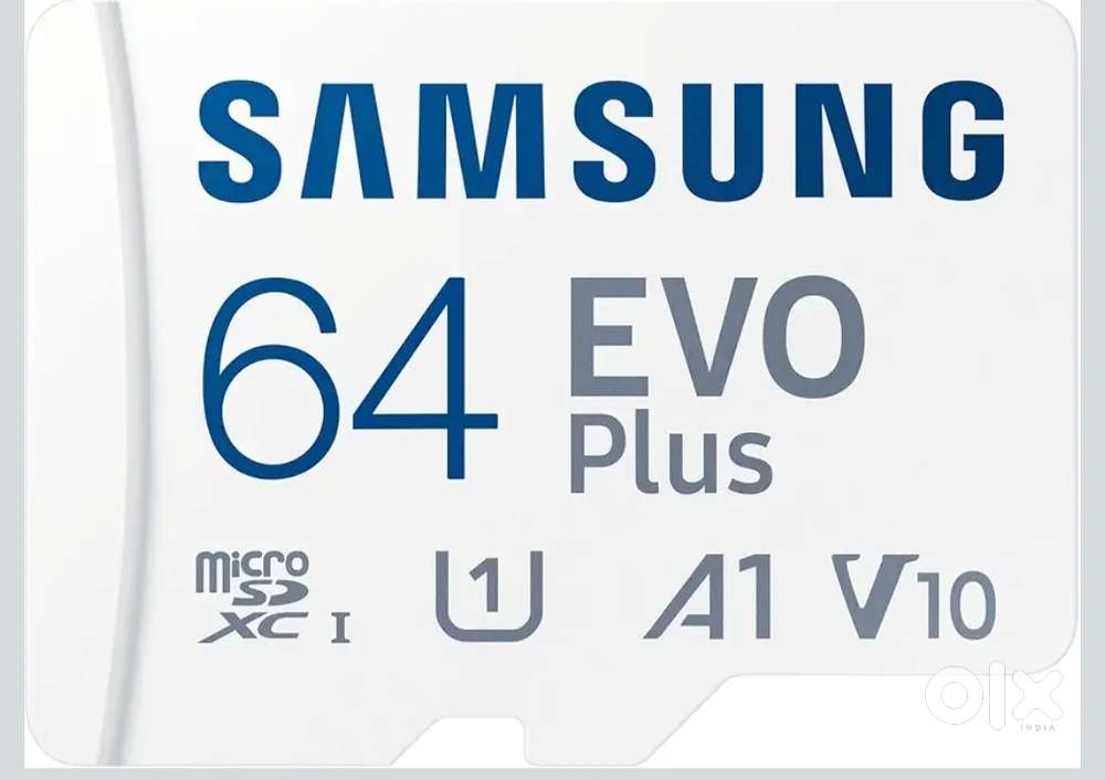 Samsung EVO Plus 64GB Micro SD card with adaptor, Expanded Storage