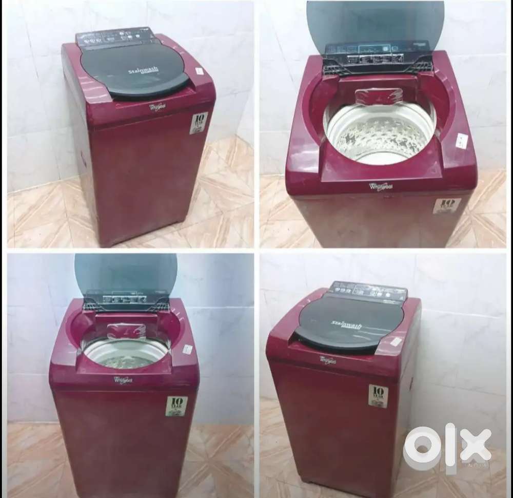 In.,Whirlpool Stainwash Meroon colour washing machine fully automatic