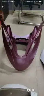 Tvs scooty pep plus lower bottom panel for sell 2 set silver black