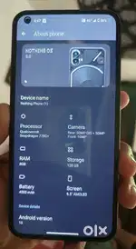 Nothing phone 1 wornty over