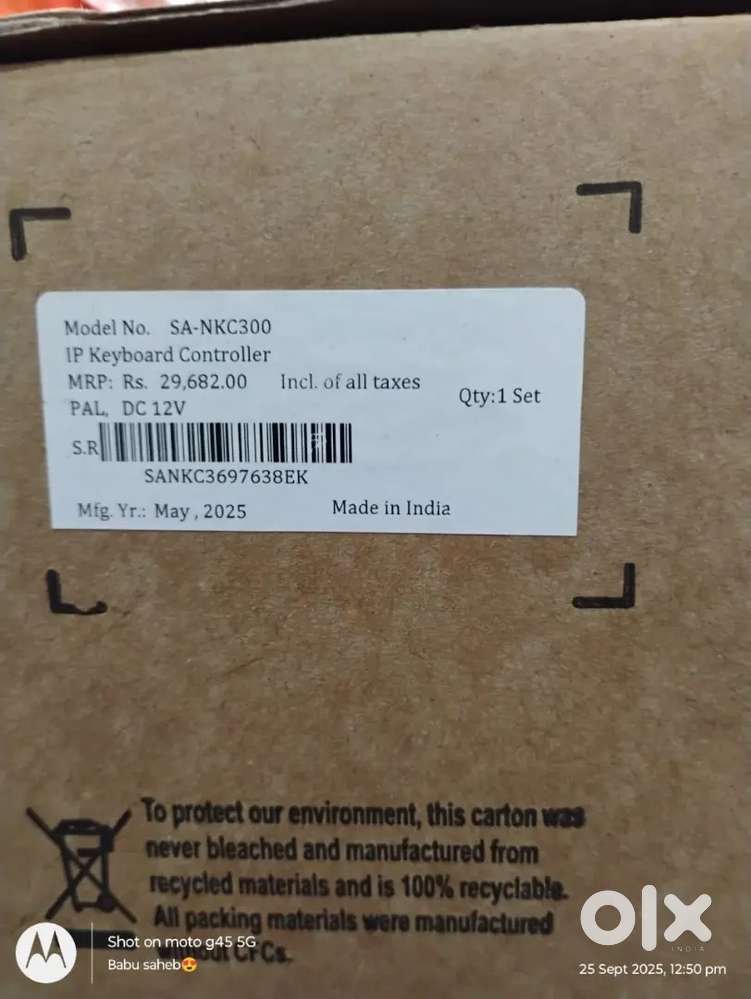 CONTROL KEYBOARD FOR PTZ CAMERA