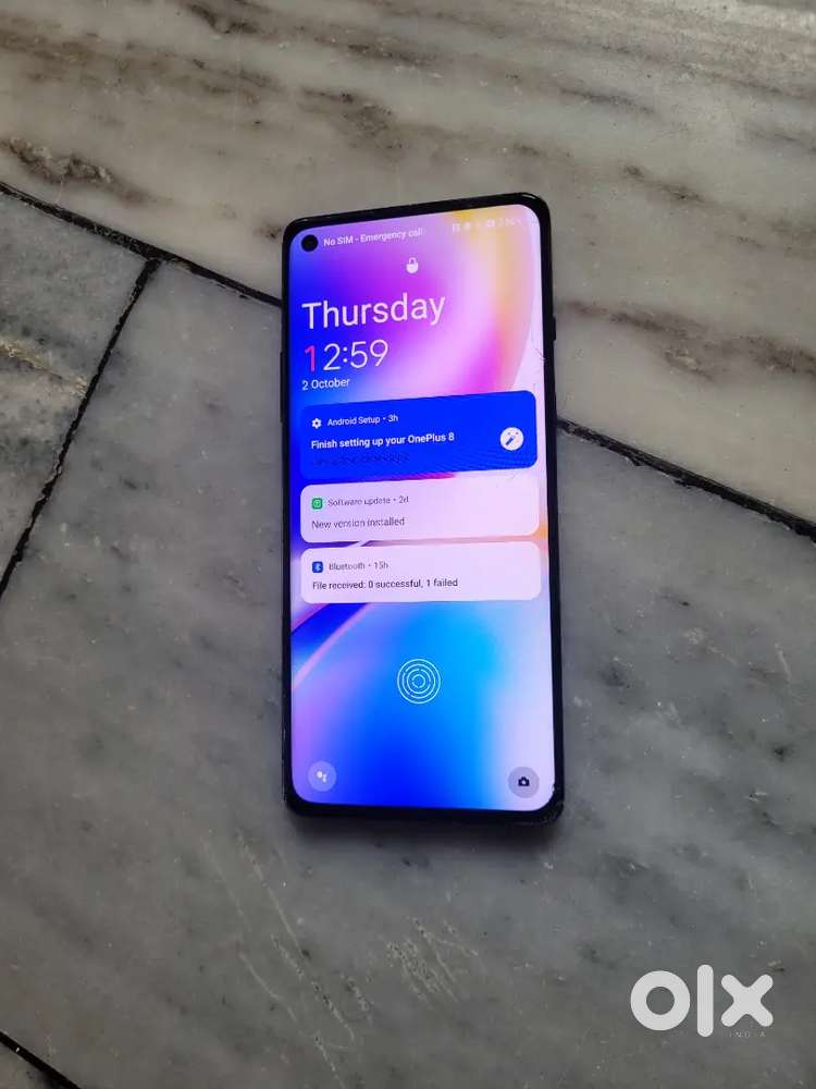 OnePlus 8 5G 
8GB+8GB & 128GB bill Charger Curve display 1year old