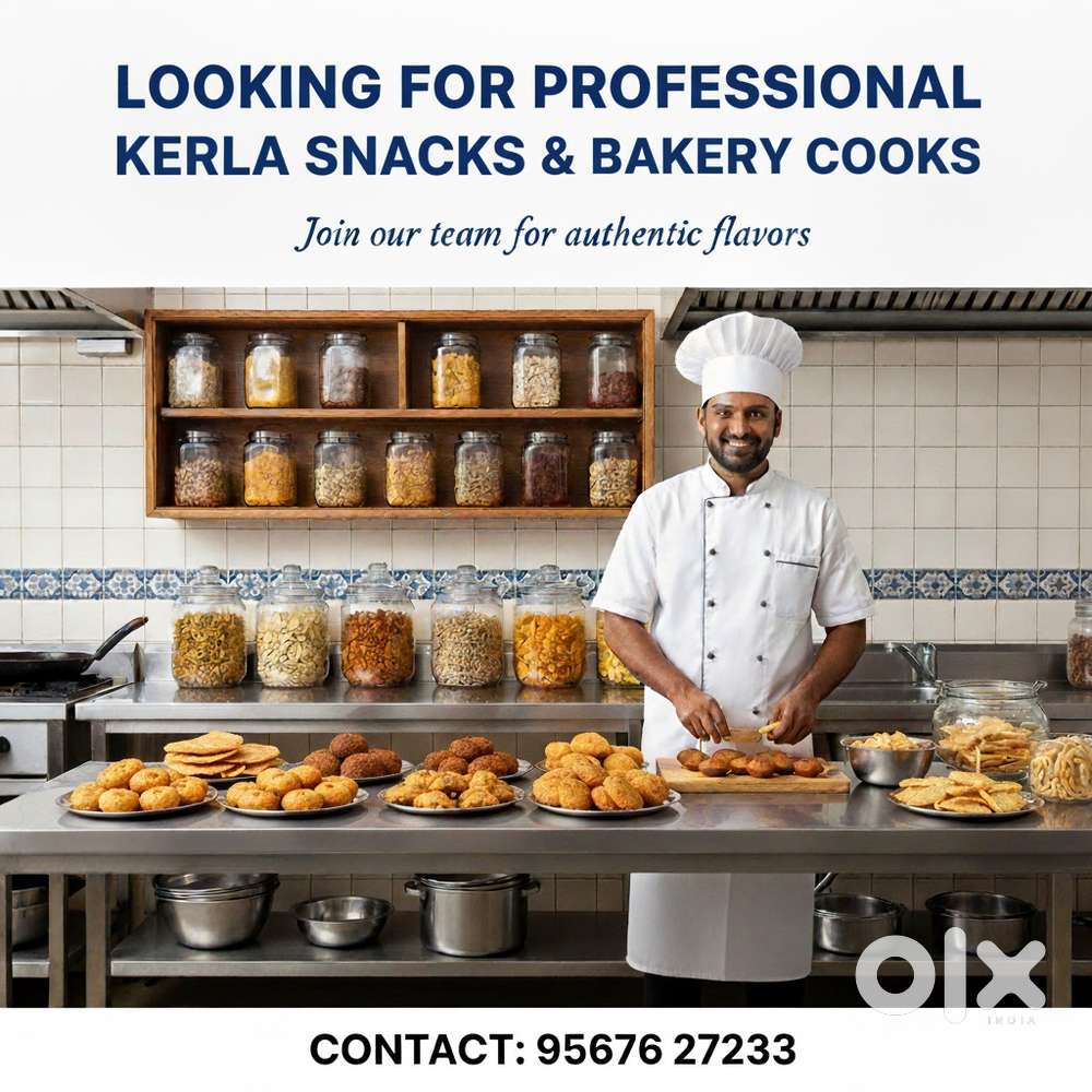KERALA SNACKS & BAKERY COOKS